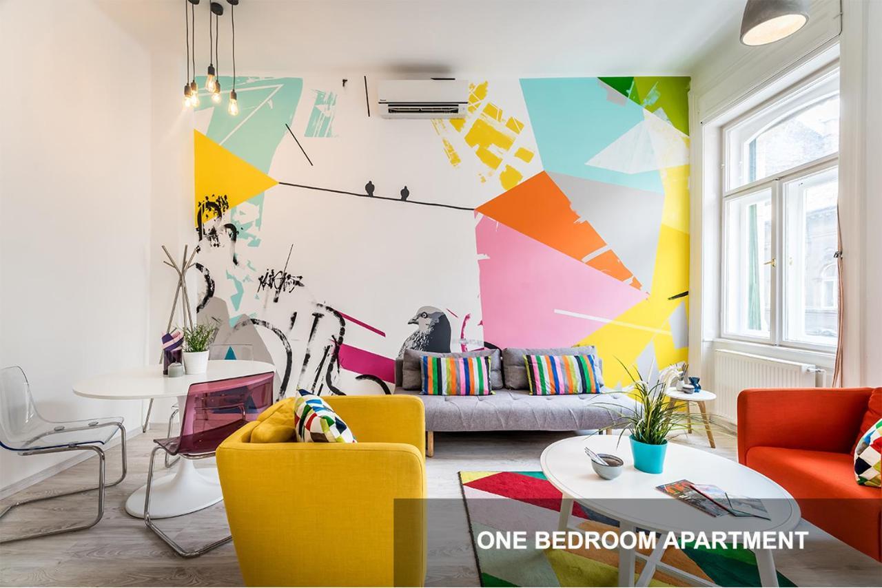 Bpr Art Of Rainbow Apartments Budapest Eksteriør bilde